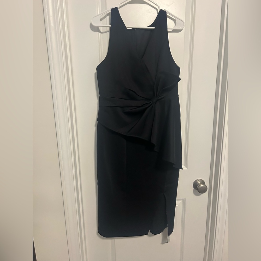 Elegant Navy Sleeveless Dress